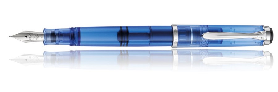 Pelikan - Classic M205 - Fountain Pen - Blue Demostrator