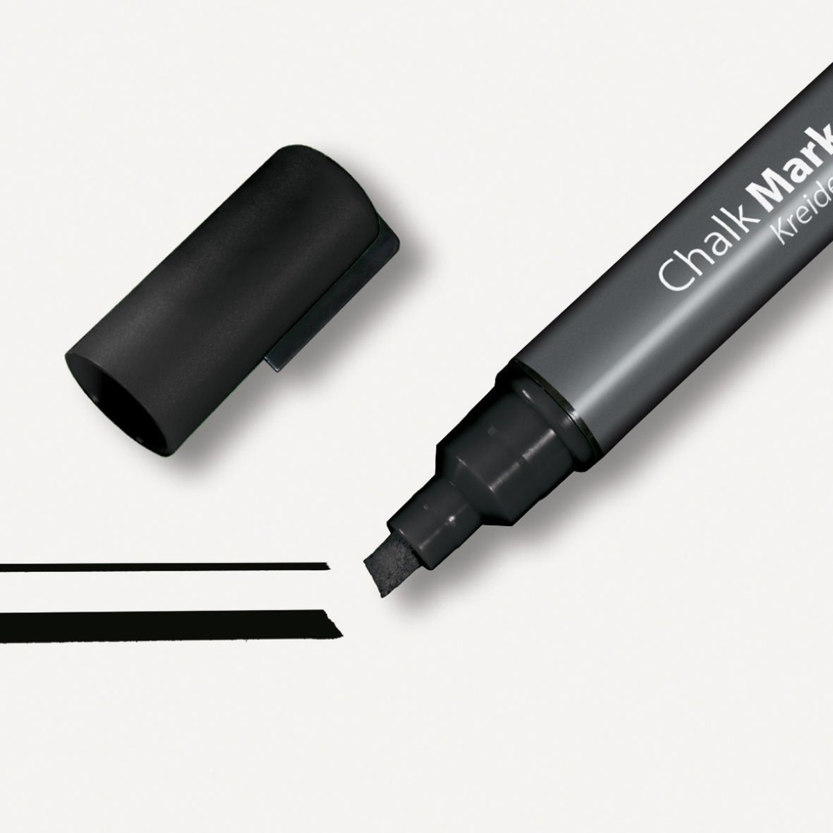 GL180 - Sigel - Chalk Marker 50, chisel tip 1-5 mm - Black