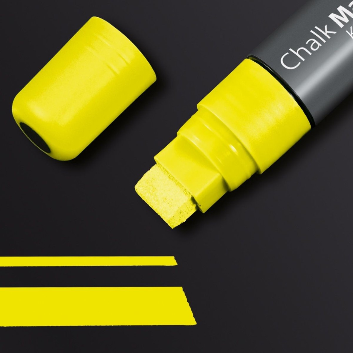 GL173 - Sigel - Chalk Marker 150, chisel tip 5-15 mm - Yellow