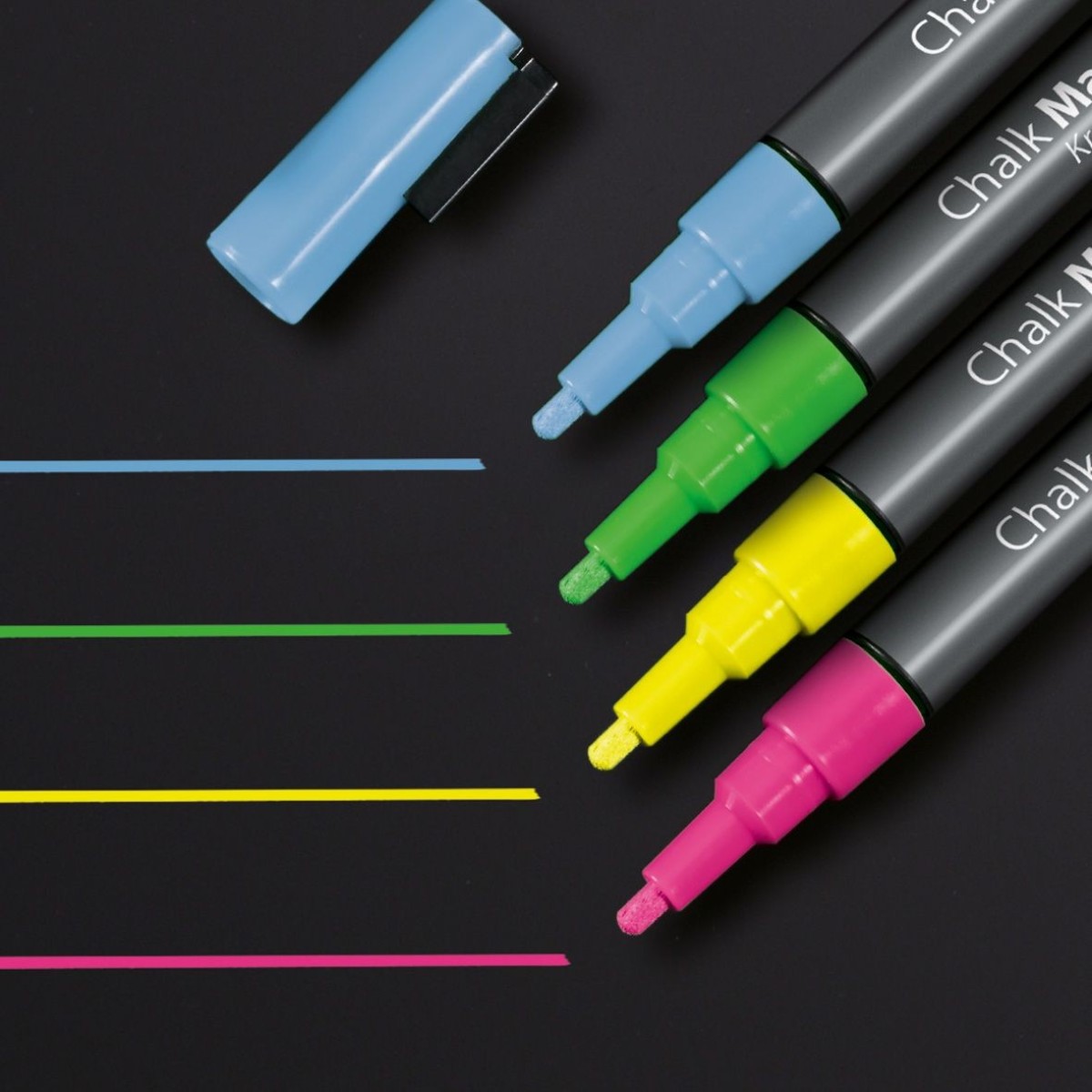 GL179 - Sigel - Chalk Marker 20, round tip 1-2 mm - Multicolor