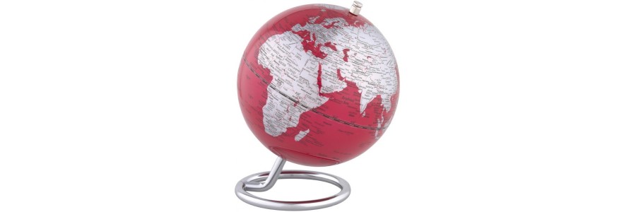 Emform - Mini Globe - Galilei - Red