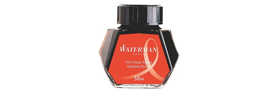 Waterman - Flacone inchiostro - Audacious Red
