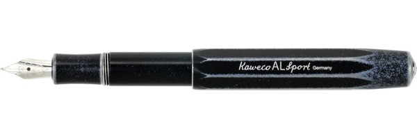 Kaweco - Al Sport Stonewashed  - Black - Stilografica