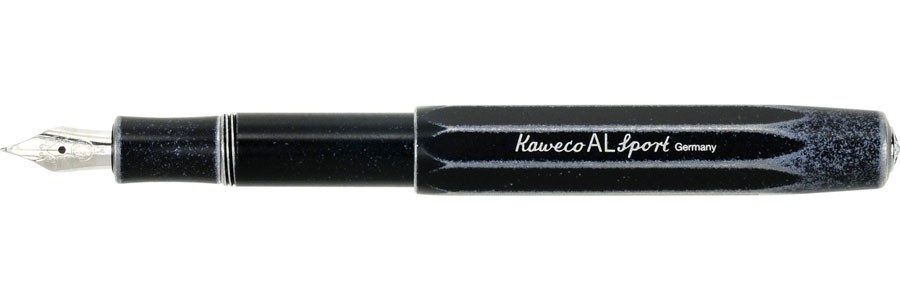 Kaweco - Al Sport Stonewashed  - Black - Stilografica