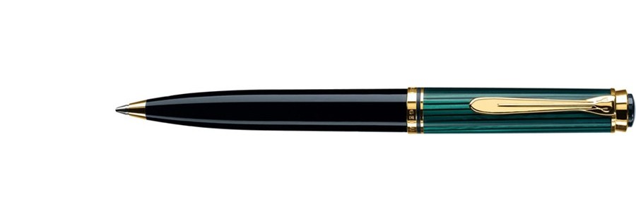 Pelikan - Souverän 600 - Verde Nera - Penna a sfera