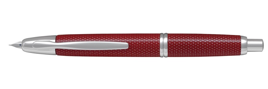 Pilot - Capless - Red Carbonesque - Fountain Pen