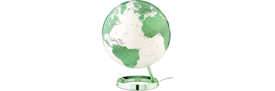 Atmosphere - Illuminated Globe - Green
