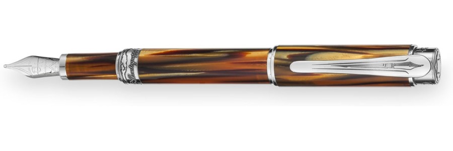 Montegrappa - Ernest Hemingway Scrittore - Fountain Pen Silver