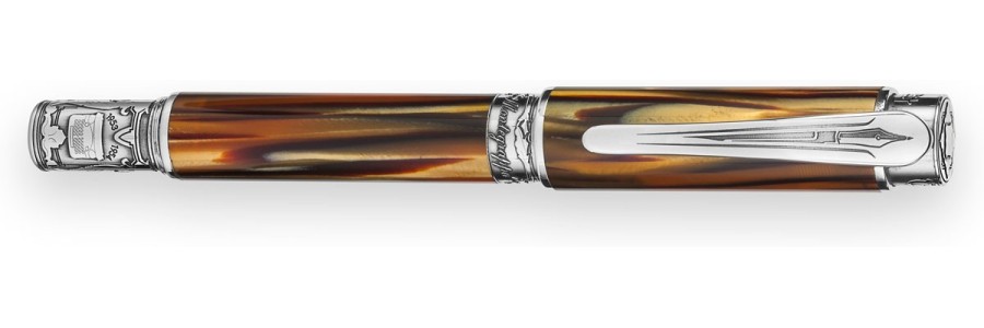 Montegrappa - Ernest Hemingway Scrittore - Rollerball Silver